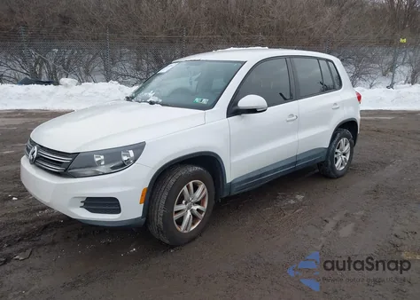 2013 Volkswagen Tiguan S from USA, damaged, VIN WVGAV3AX6DW626945